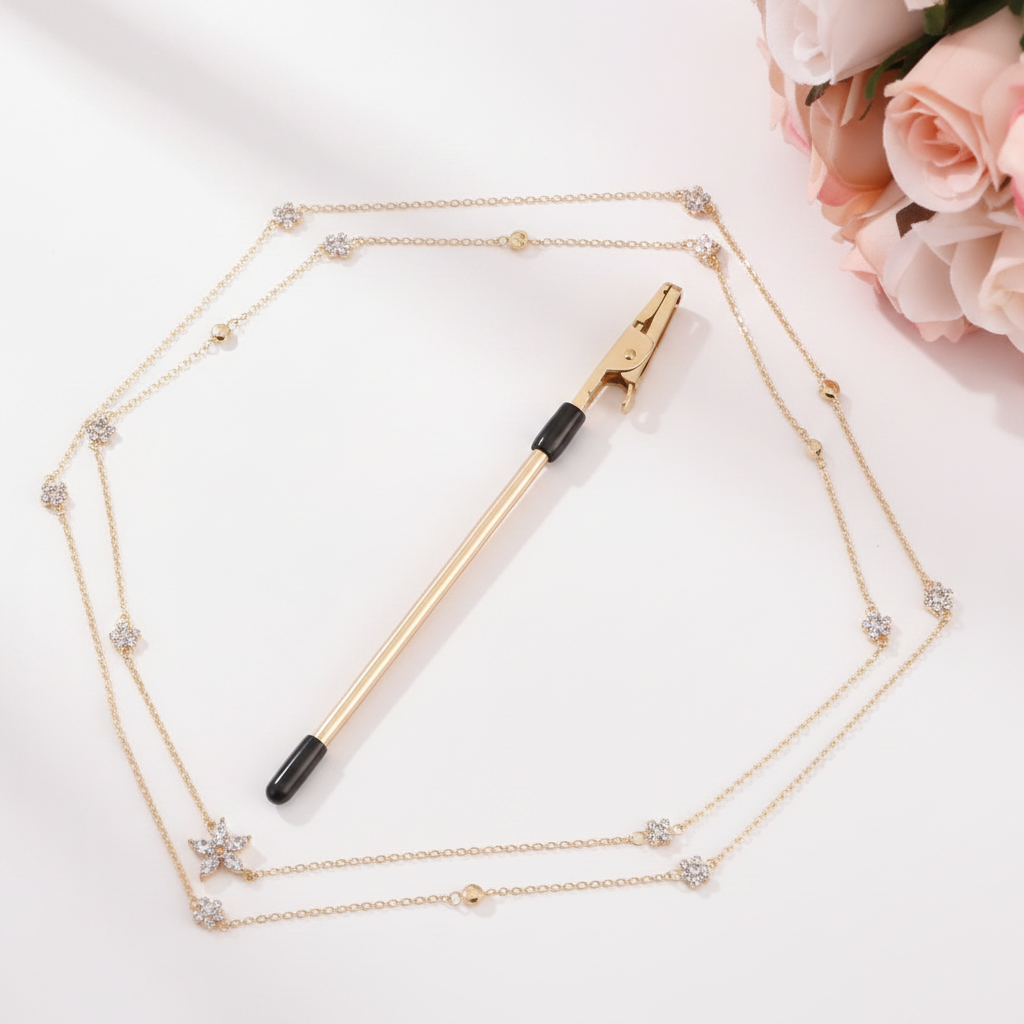 Gold Jewellery Helper Tool - White Background