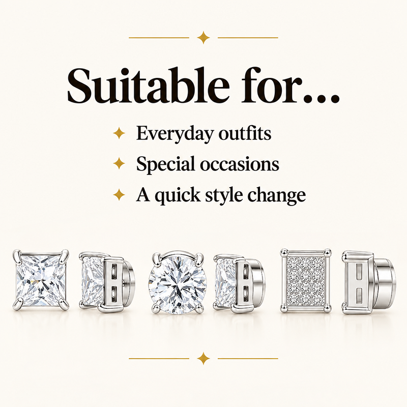 Suitable for magnetic earrings graphic